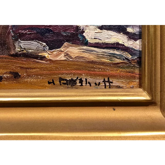 1930s Hanson Puthuff "Monterey Coastal Cypress" Plein Air Impressionist Landscape-1930s Oil Painting For Sale - Image 5 of 10