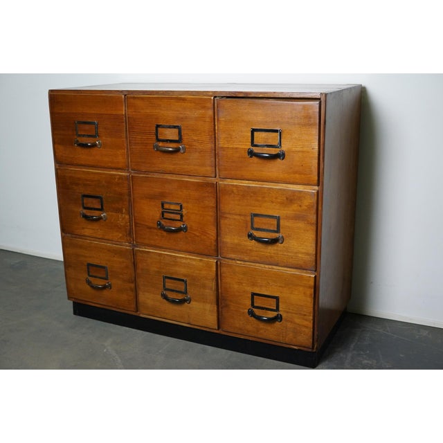 Vintage German Pine Apothecary Cabinet, 1950s For Sale - Image 17 of 18