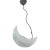 Luna Moon Murano Suspension Light For Sale