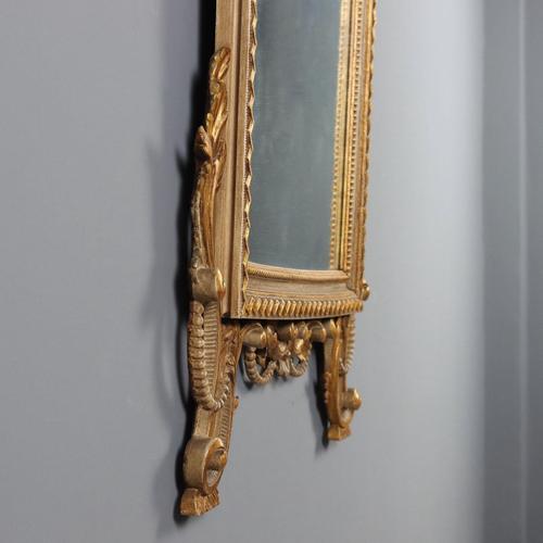 Golded and Wooden Mirror For Sale - Image 9 of 11