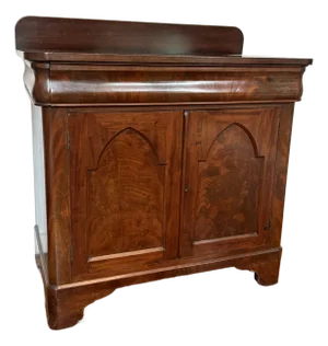 Flame Mahogany Chiffonier Cabinet
