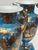 Ceramic Pair of French Paris Porcelain Chinoiserie Gilt and Cerulean Blue Ground Vases For Sale - Image 7 of 15