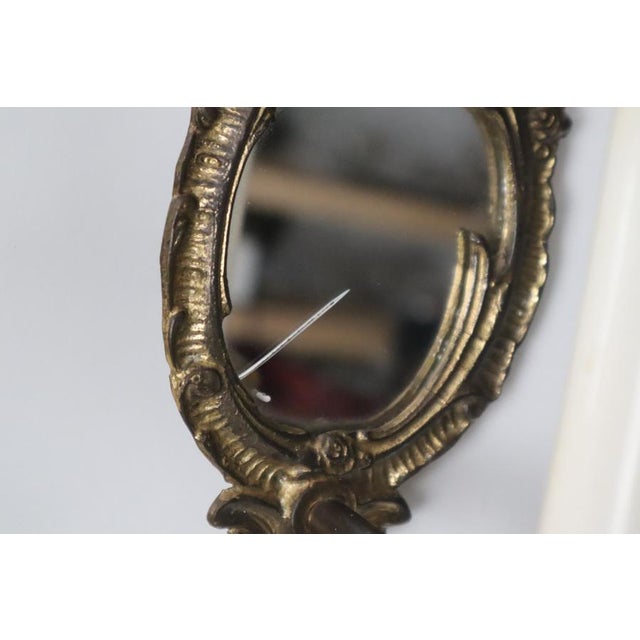 Small Wall Lamps with Mirror, France, 1960s, Set of 2 For Sale - Image 10 of 17