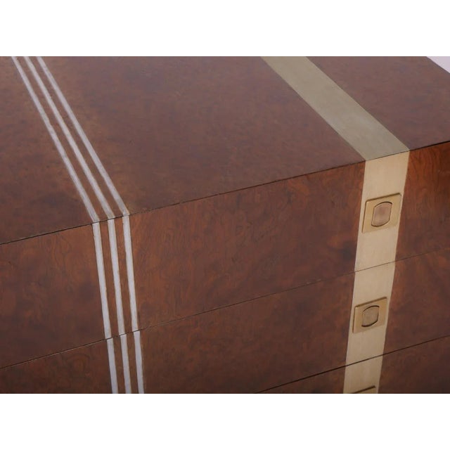 Mid-Century Burr Dressers, Italy, 1970s, Set of 2 For Sale - Image 11 of 12