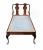 Antique early 20th century Queen Anne style mahogany daybed. This lovely daybed features many classic design elements of...