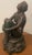 Brown Austin Productions Art Deco Seated Woman Sculpture in Durastone For Sale - Image 8 of 14
