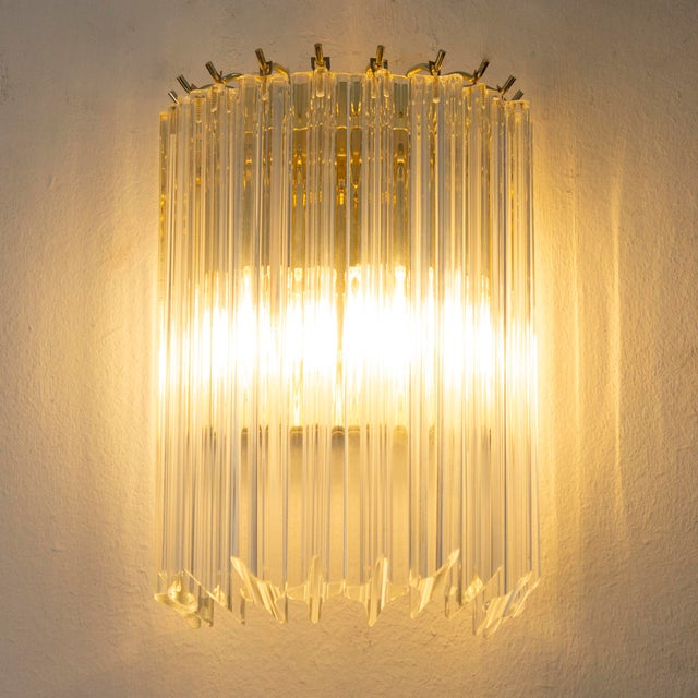 Wall Lamps in Murano Glass, 1990s, Set of 2 For Sale - Image 12 of 13