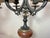 Pair Antique Ornate 1800's Patinated Gilt Bronze Marble Neoclassical Candelabras For Sale - Image 12 of 14