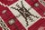 Modern Navajo Style Wool Area Rug – Red, Cream, and Espresso Geometric For Sale In New York - Image 6 of 9