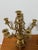 Large Pair of French Rococo Revival 6-Light Gilt Metal Candelabra, 24” Tall For Sale - Image 4 of 11