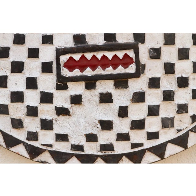 Black Black & White Bobo African Mask For Sale - Image 8 of 10