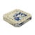 This is a vintage finish porcelain display with blue-white theme color oriental scenery graphic. Not for food serving. It...