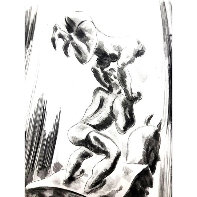 Jean Gabriel Daragnès - Circus - Original Etching 1946 For Sale - Image 3 of 9