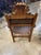 Early 20th Century Spanish Revival Leather Throne Chair For Sale - Image 4 of 6