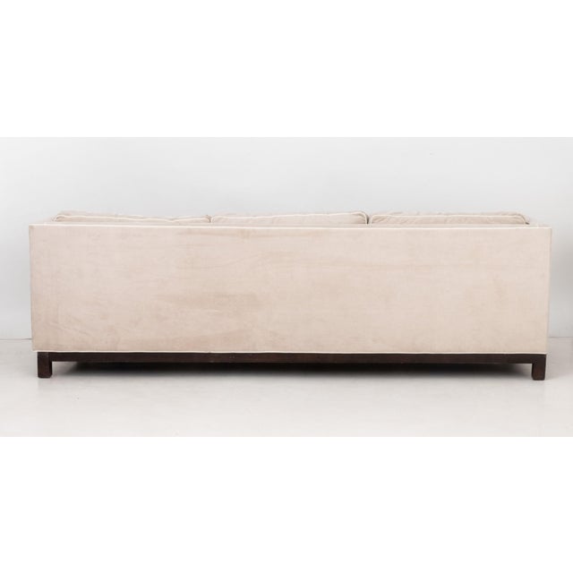 Mitchell Gold + Bob Williams Beige Velvet Sofa For Sale In New York - Image 6 of 7
