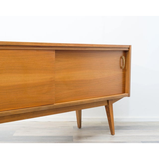 Vintage Sideboard in Walnut, 1950s For Sale - Image 12 of 15