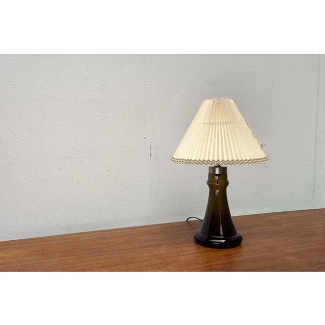 Mid-Century Modern Danish Model Park Clear Glass Table Lamp by Hsin-Lung Lin for Holmegaard, 1960s For Sale - Image 6 of 18