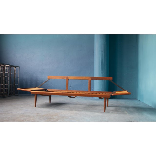 Cream Fd 451 Daybed by Peter Hvidt & Orla Mølgaard Nielsen for France & Daverkosen, 1957 For Sale - Image 8 of 15
