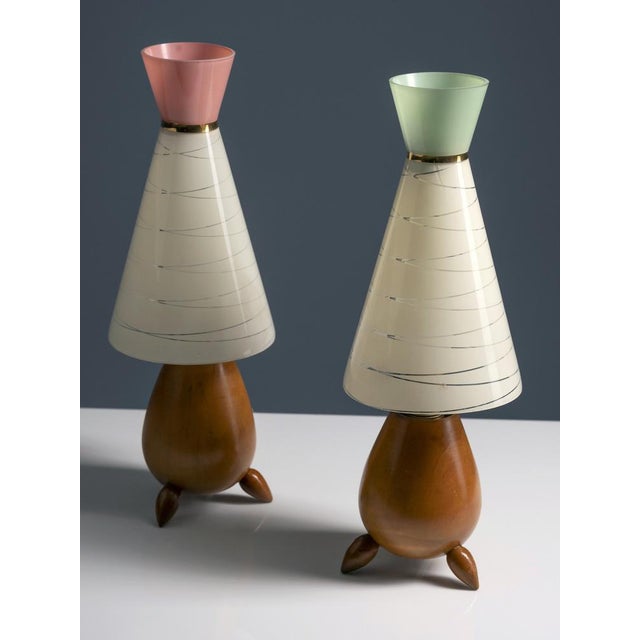 Metal Table Lamps, Austria, 1960s, Set of 2 For Sale - Image 7 of 9