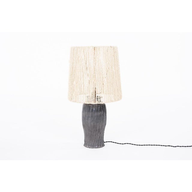 Textile Lamp in Ceramic, 1960s For Sale - Image 7 of 7