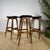 Brown Vintage Danish Teak Bar Stools by Johannes Andersen, 1960s, Set of 3 For Sale - Image 8 of 8