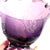 Early 20th Century Early 20th Century Mid Century Modern Fostoria Floral Etched Amethyst Glass Century Pedestal Serving Bowl For Sale - Image 5 of 10