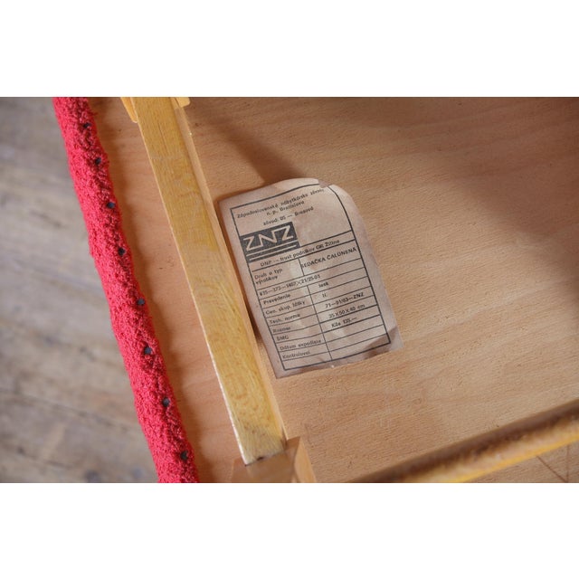 Mid-Century Stools from ZNZ, Former Czechoslovakia, 1970s, Set of 2 For Sale - Image 6 of 9