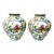 Vintage Pair of Chinoiserie Song Bird Vases, Andrea by Sadek For Sale