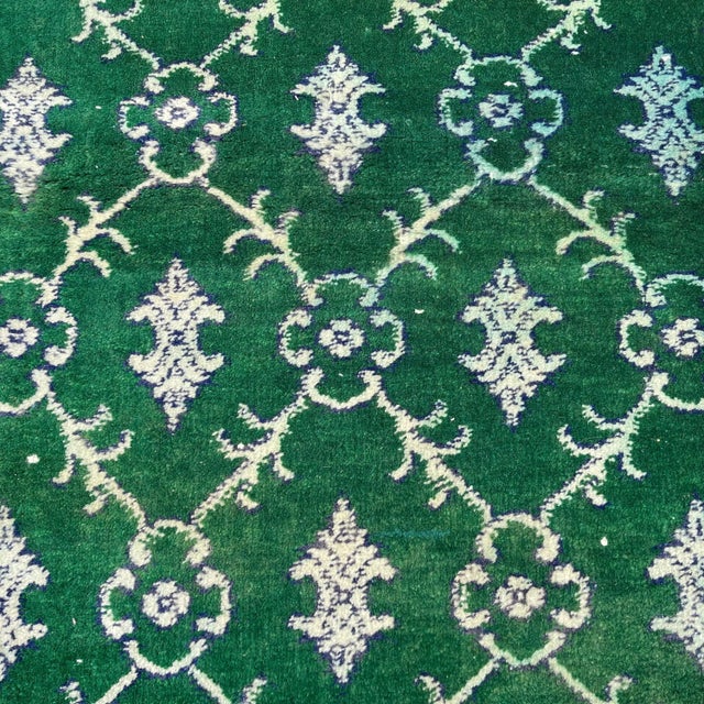 Textile Turkish Hand-Knotted Kayseri Rug For Sale - Image 7 of 11