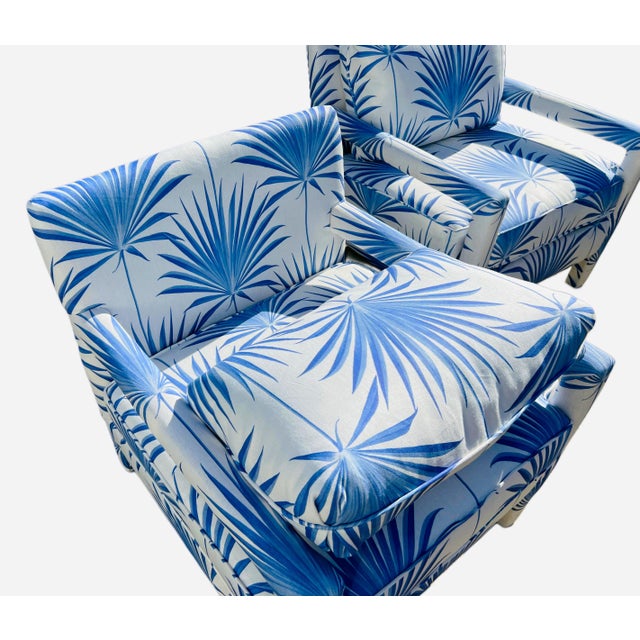 1980s Set of 2 -Coastal Palm Beach Style Lounge Chairs For Sale - Image 17 of 17