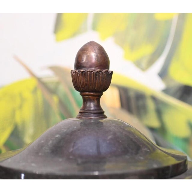 Classical French Marble Lidden Urn For Sale - Image 3 of 8