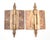 These Victorian style door hinges are made of brass with steeple tips, three knuckles, and a template hole pattern. The...