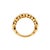 Early 21st Century Ladies 18k Yellow Gold 3.05ctw Bezel Set Half Eternity Diamond Band Ring, Size 6.5 For Sale - Image 5 of 9