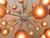 21st Century Nova Satin Brass Frosted Amethyst Murano Sputnik Chandelier by Fabio LTD For Sale - Image 6 of 7