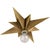 Star Flush Mount in Hand-Rubbed Antique Brass Designer: Eric Cohler Mounting: Flush Shade Detail: No Option Socket: E26...