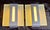 Vintage Wall Lamps with Metal Housing and Frosted Glass Blocks, 2000s, Set of 2 For Sale - Image 3 of 9