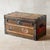 Antique Damier Steamer Trunk with Hotel Labels and Initials from Louis Vuitton, 1890s For Sale - Image 15 of 15