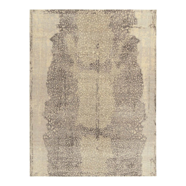 Rug & Kilim’s Shades of Grey Animal Rug, 8x10 For Sale