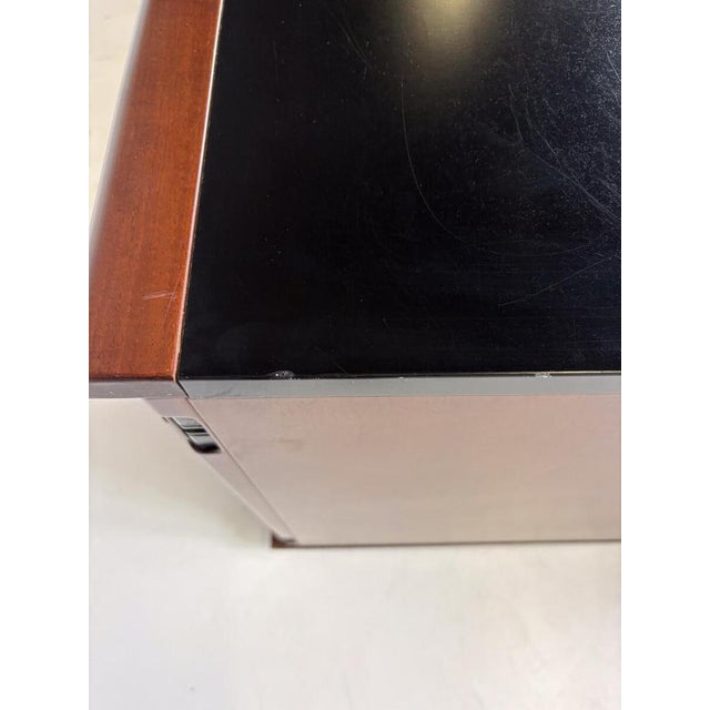 Mid-Century Wood Sideboard attributed to Gianfranco Frattini, Italy, 1970s For Sale - Image 9 of 18