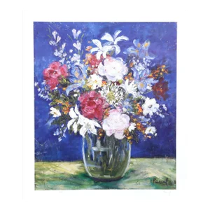 Early 21st Century "Vase With Flowers" Lithograph by Suzanne Pascal