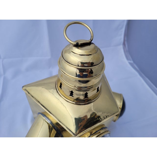 Ships Lantern from the Bow of a Boat For Sale - Image 11 of 12