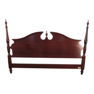 Knob Creek Solid Cherry King Size Headboard For Sale
