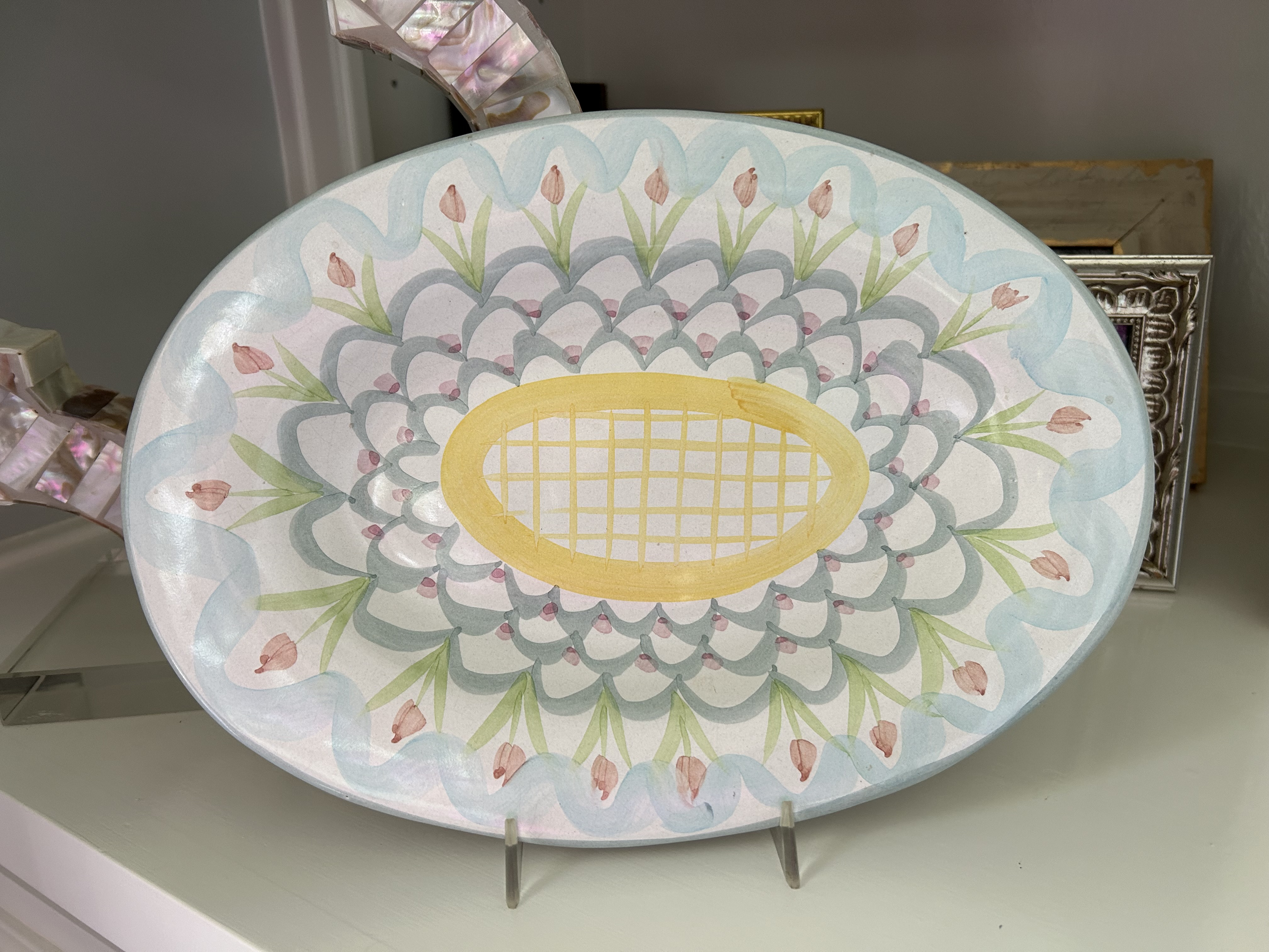 Porte savon en métal émaillé BLANC