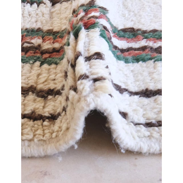 Textile Handwoven Wool Runner - 12.9 X 2.8 Ft For Sale - Image 7 of 8