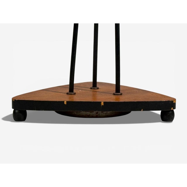 Swedish Modern, Adjustable Floor Lamp, Teak, Lacquered Metal, Sweden, 1960s For Sale - Image 13 of 15