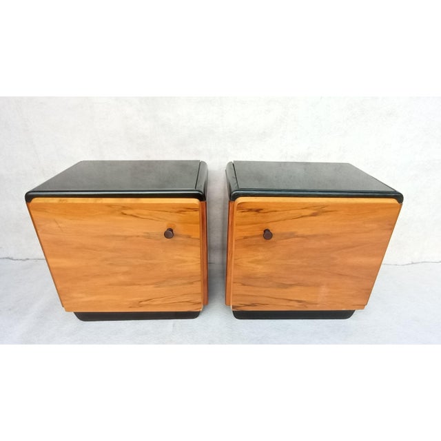 Bedside Tables by Jindřich Halabala for Up Závody, 1960s, Set of 2 For Sale - Image 16 of 16