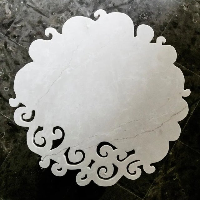 Not Yet Made - Made To Order Macrame Marble Half Coffee Table by Roberto Semprini for Kimano For Sale - Image 5 of 6