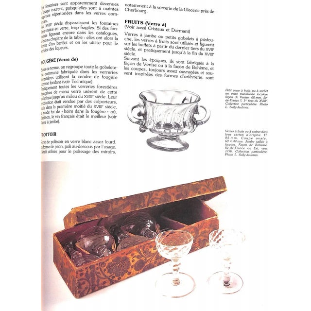"Verre d'Usage Et De Prestige: France 1500-1800" 1988 Bellanger, Jacqueline For Sale - Image 9 of 13
