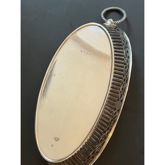 Antique Sheffield English Silverplate Lion Head Bon Bon Boat Dishes- Set of 2 For Sale In Atlanta - Image 6 of 12
