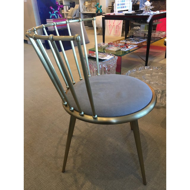 Mid-Century Modern Mid Century Modern Cantori Aurora Barred Back Chair For Sale - Image 3 of 9